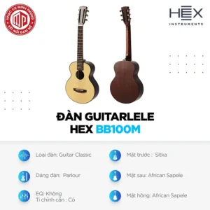 Đàn Guitar Classic HEX BB100M