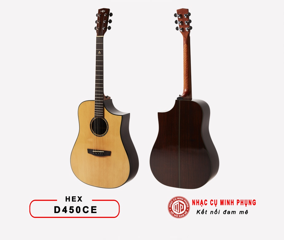 đàn guitar Hex D450CE