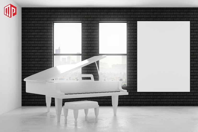 KHI CÂY ĐÀN PIANO CŨNG LÀ MỘT VẬT LIỆU TRANG TRÍ NỘI THẤT