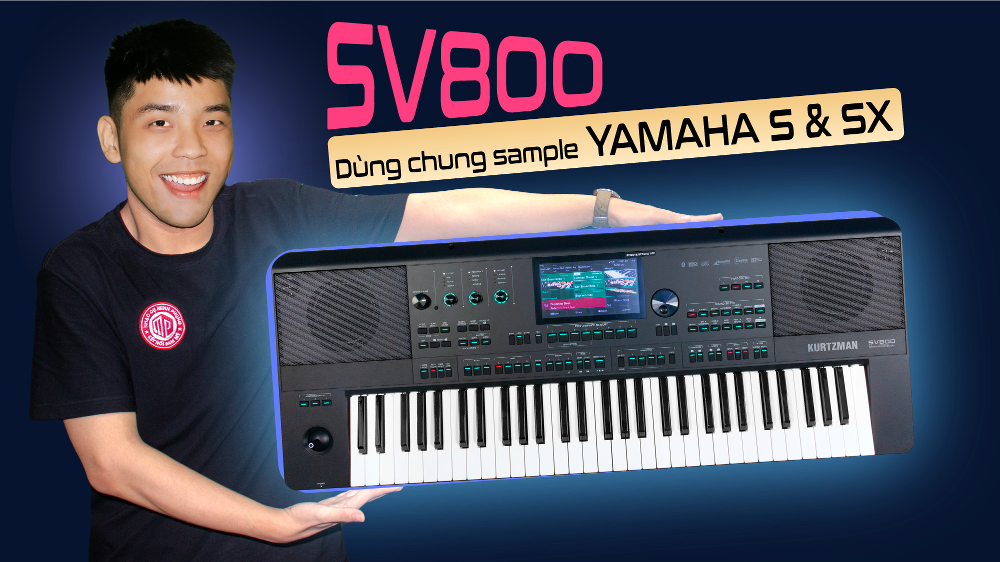 ARRANGER KEYBOARD THẾ HỆ MỚI – KURTZMAN SV800 THỎA SỨC SÁNG TẠO