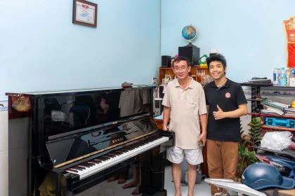 BÀN GIAO ĐÀN PIANO KAWAI BL51 TẠI BÌNH CHÁNH