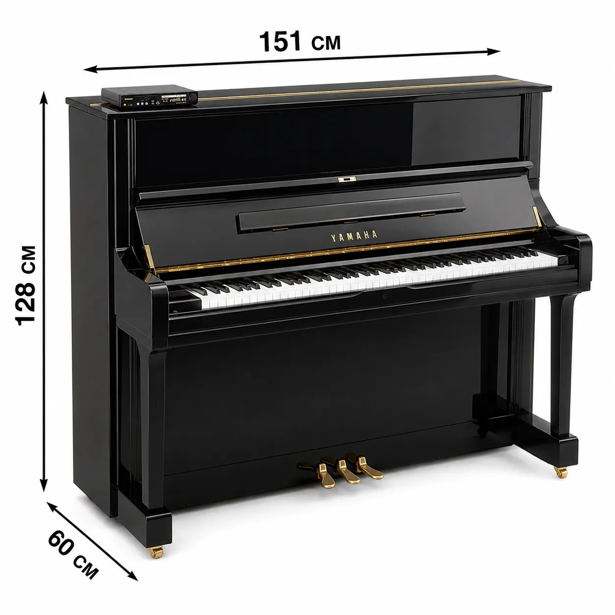 đàn piano cơ Yamaha MX100M - thông số kỹ thuật