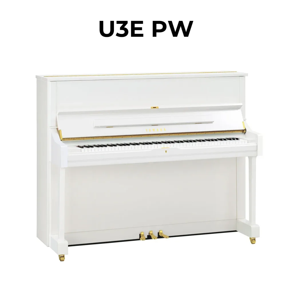 yamaha u3e polished white