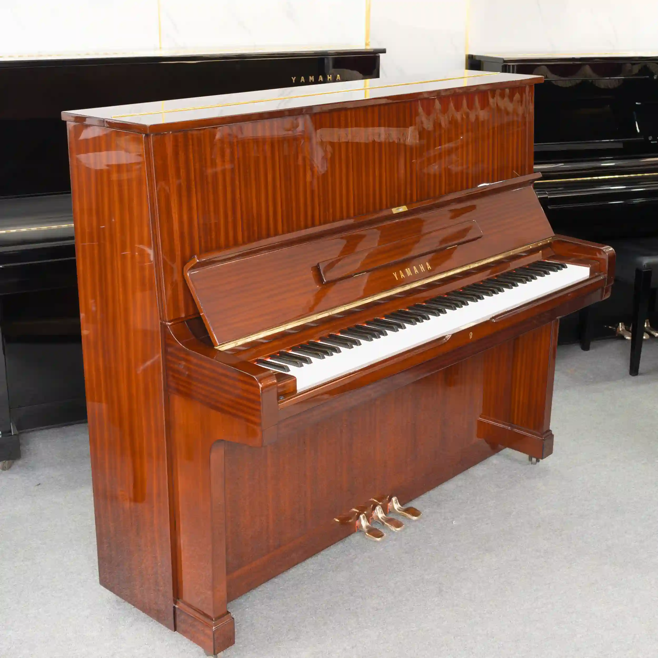 đàn piano cơ yamaha u2h màu nâu gỗ
