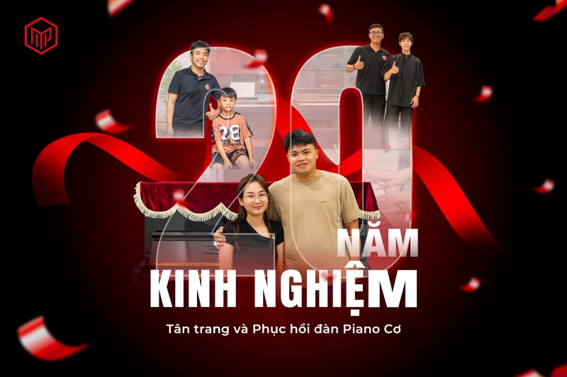 phục hồi đàn piano cơ giá trị nguyên bản