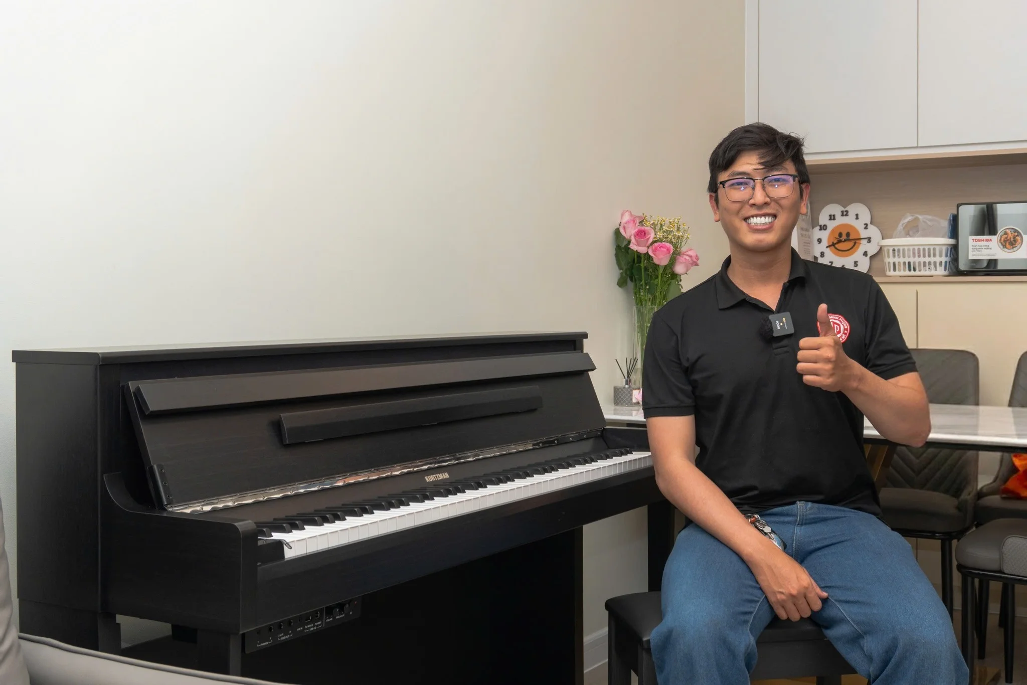 Bàn giao piano điện Kurtzman K850 tại Lavita Charm 1