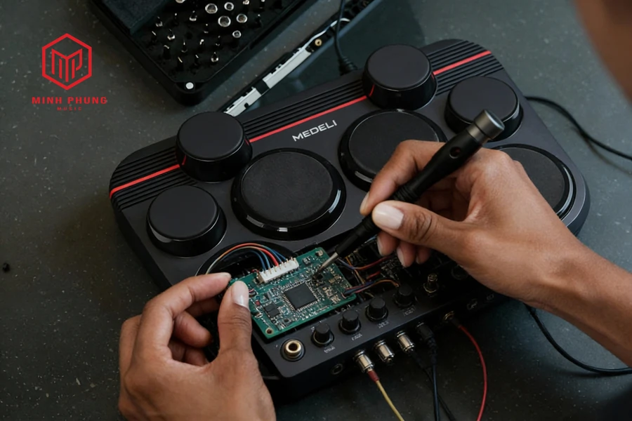 Bảo Hành trống điện Medeli chính hãng_minhphungmusic