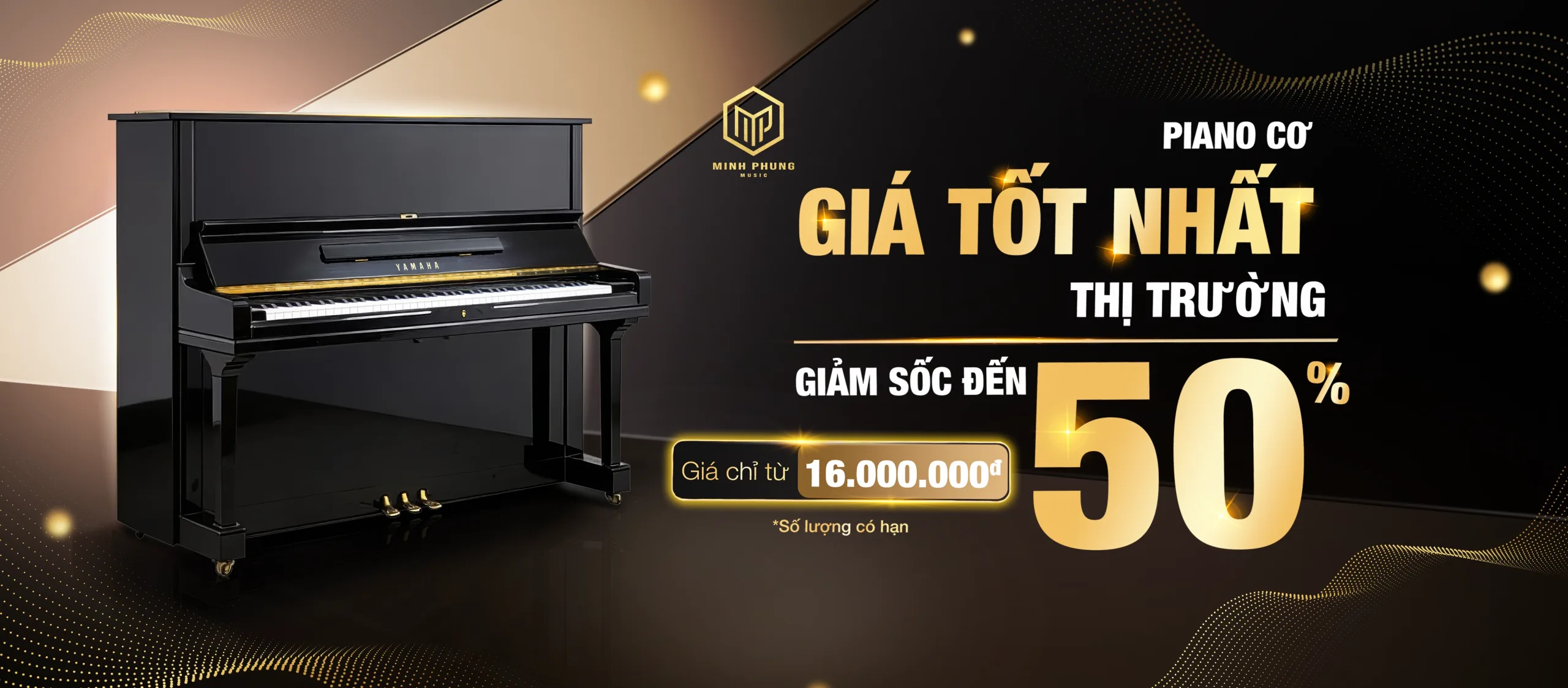 Piano cơ giá tốt nhất, ưu đãi lên đến 50%