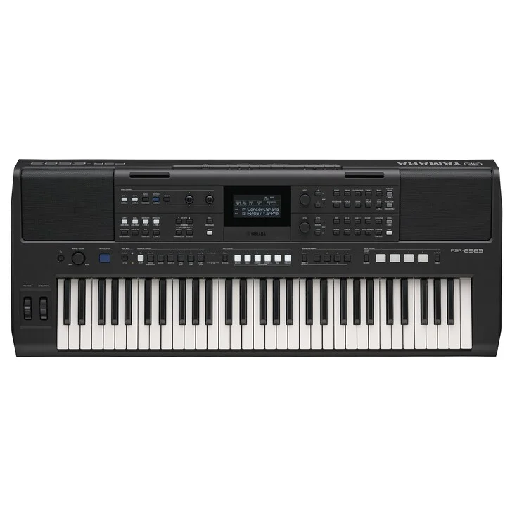 Organ Yamaha PSR-E583 - Ban phim va nut bam