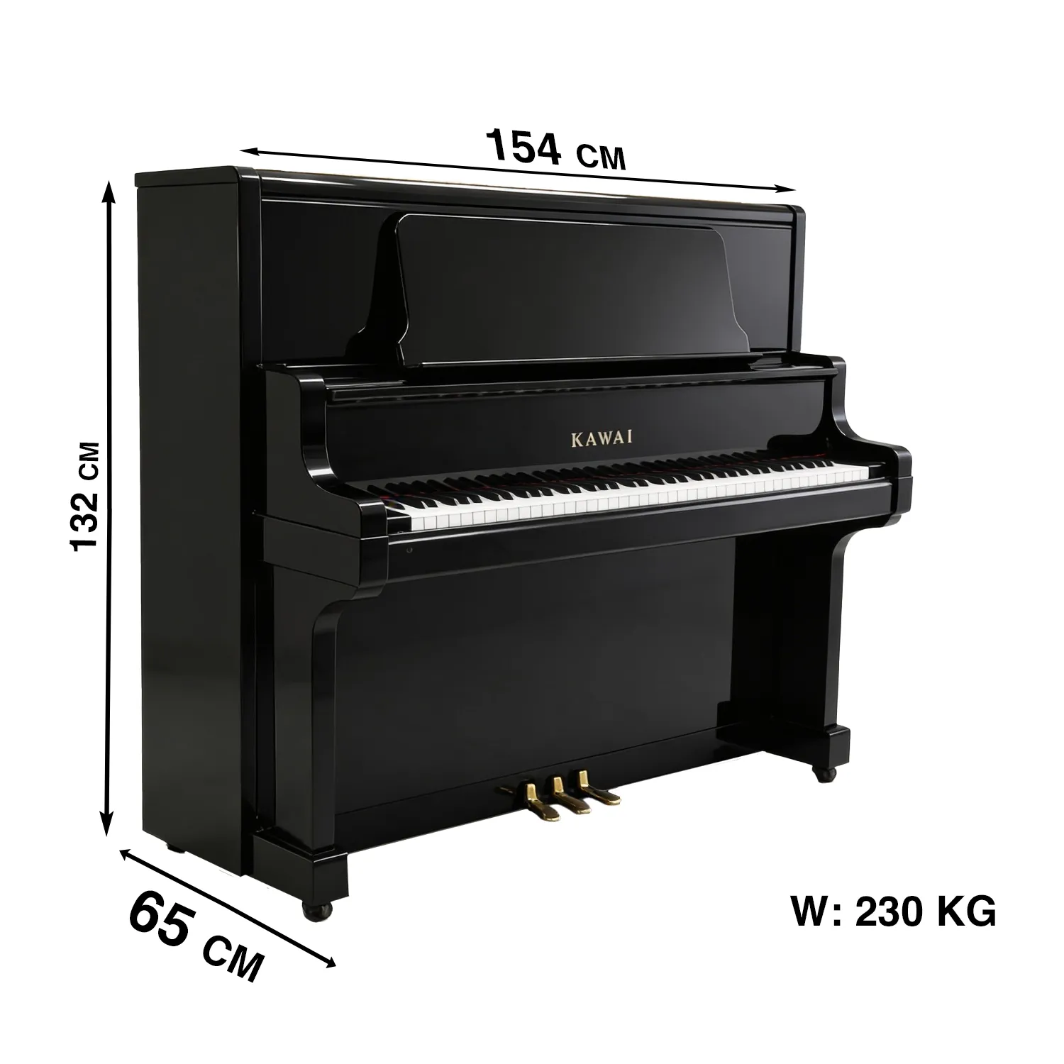 thông số kỹ thuật đàn piano cơ KAWAI USS7X