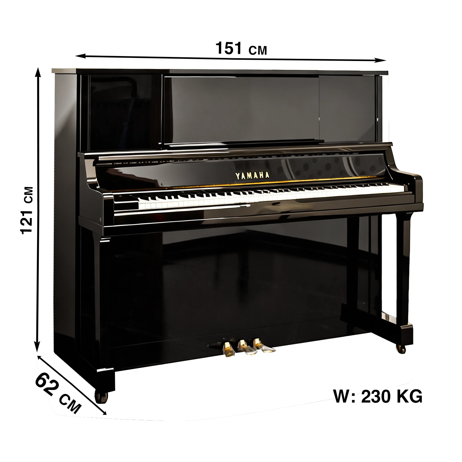 thông số kỹ thuật đàn piano cơ yamaha UX10A_minhphungmusic