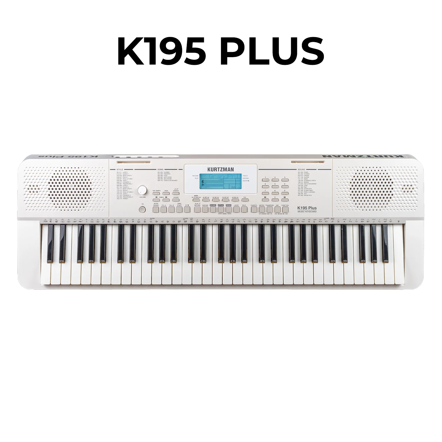 đàn organ kurtzman k195 plus trắng chính hãng_minhphungmusic