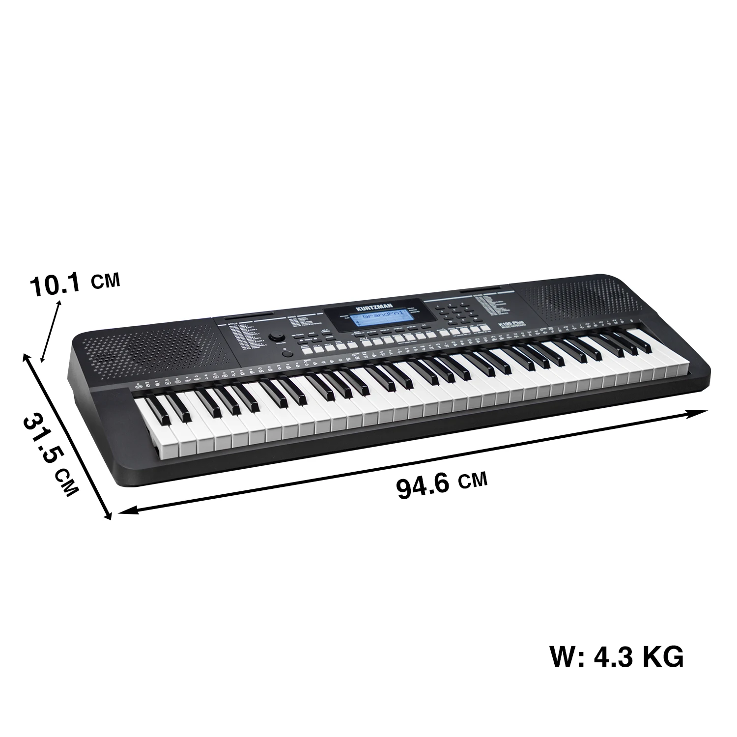 thông số kỹ thuật đàn organ kurtzman k195 plus đen_minhphungmusic