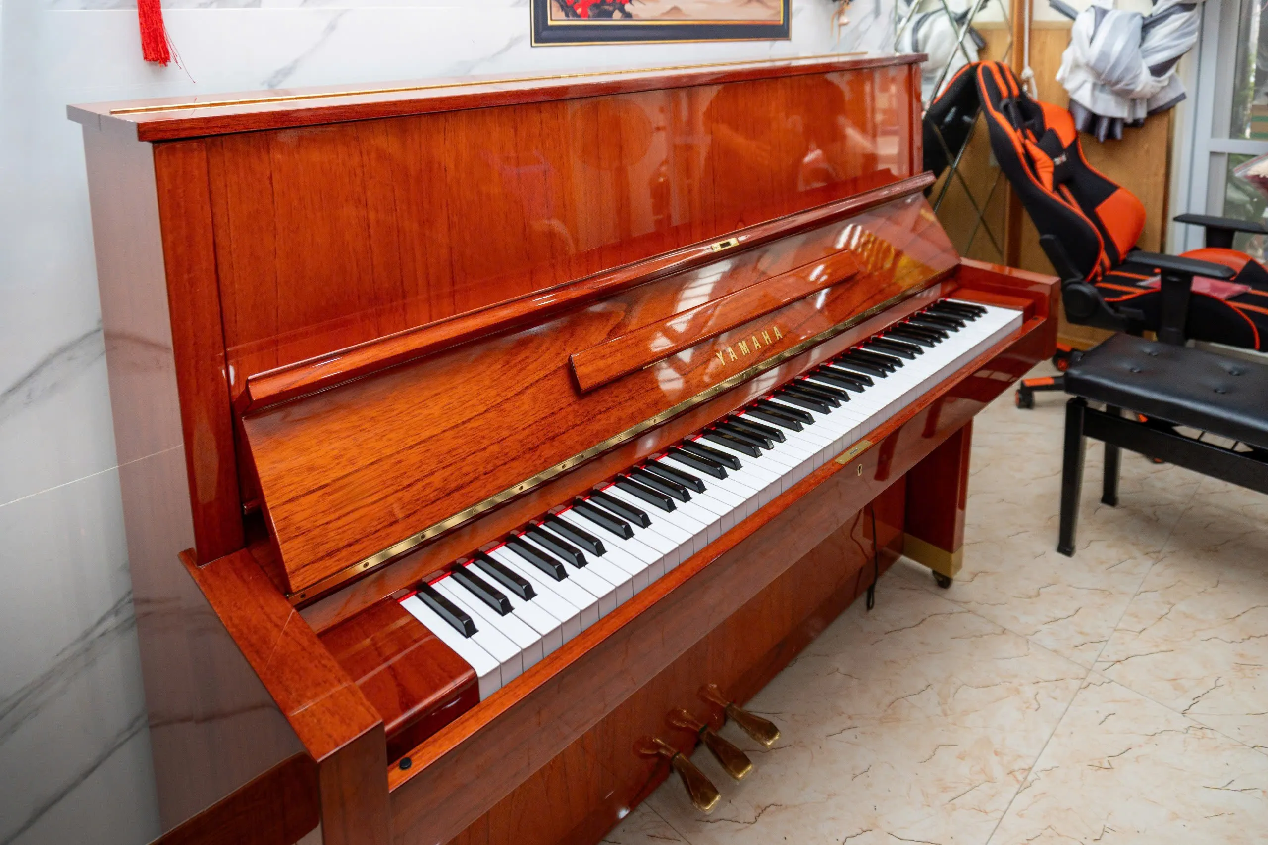 Bàn giao piano cơ Yamaha W104 về Tân Bình - 2