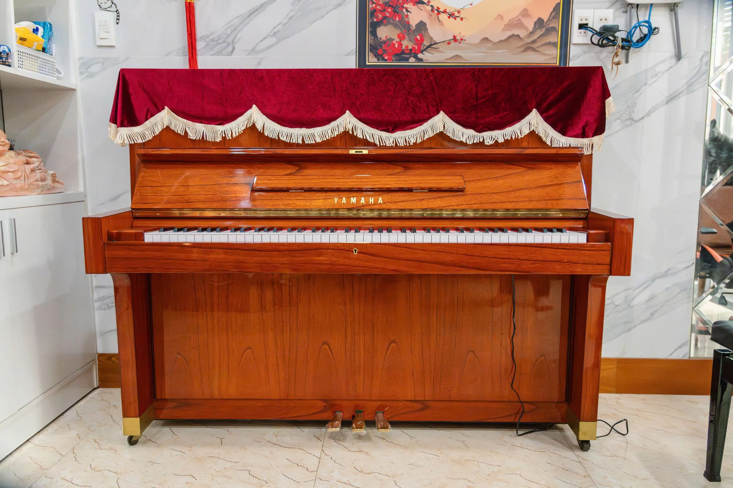 Bàn giao piano cơ Yamaha W104 về Tân Bình - 8