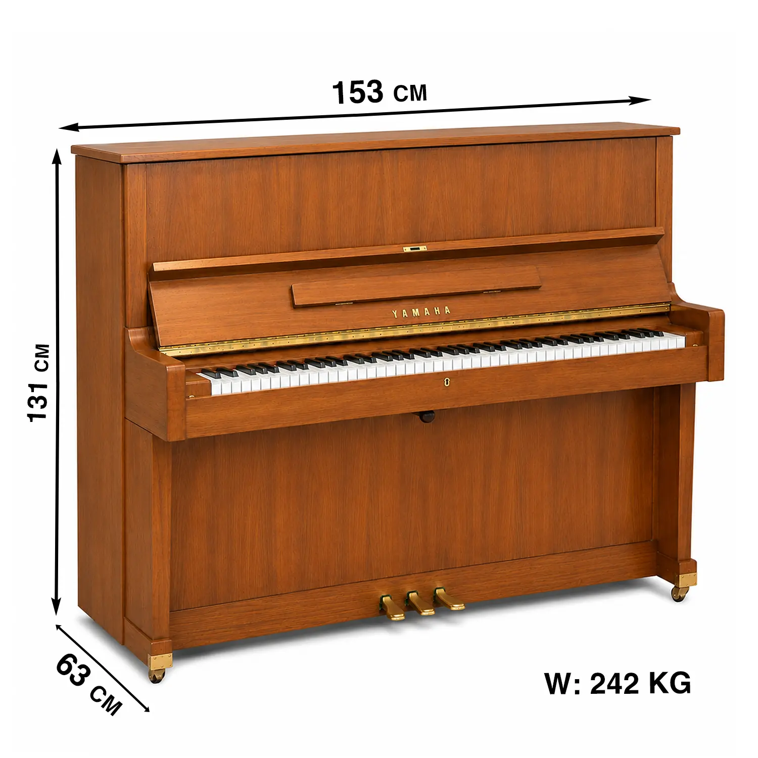 thông số kỹ thuật đàn YAMAHA W103 WN_minhphungmusic