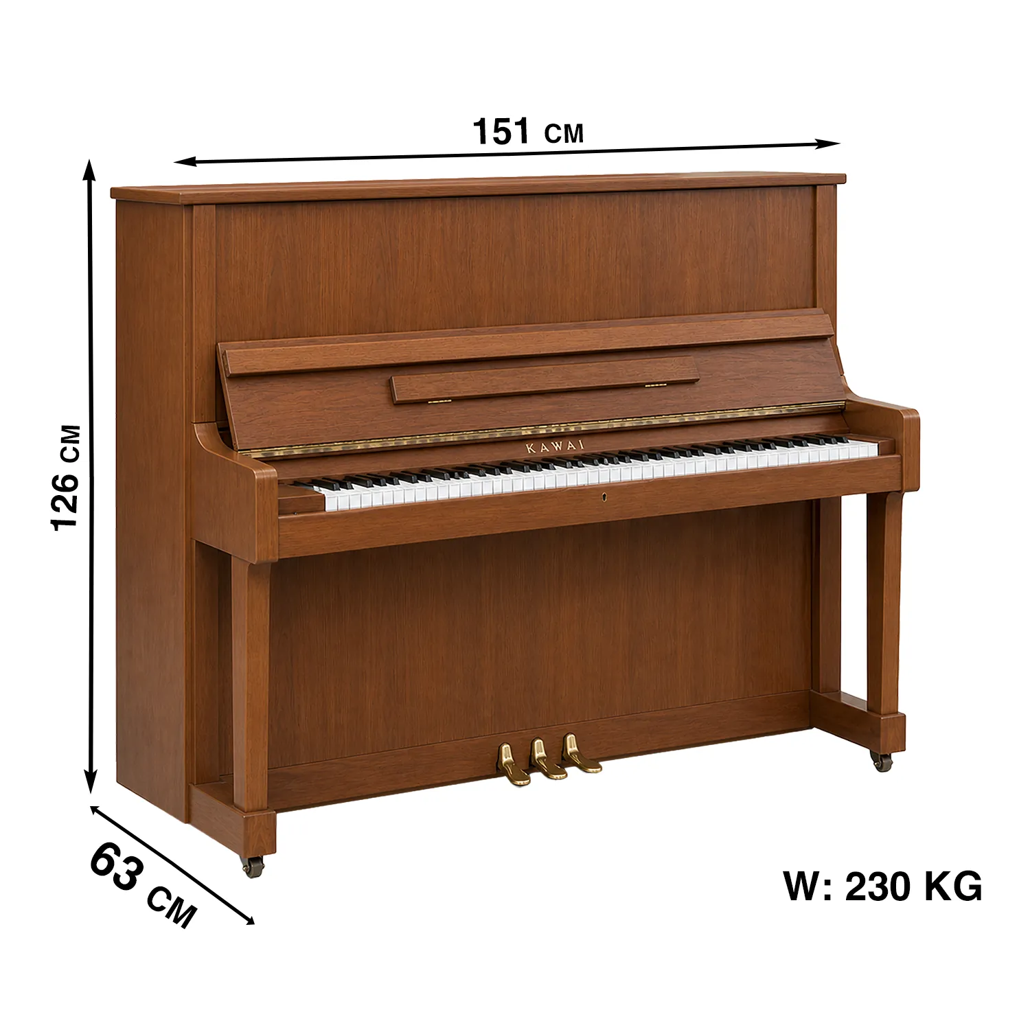 thông sô kỹ thuật đàn kawai KL602 WN_minhphungmusic