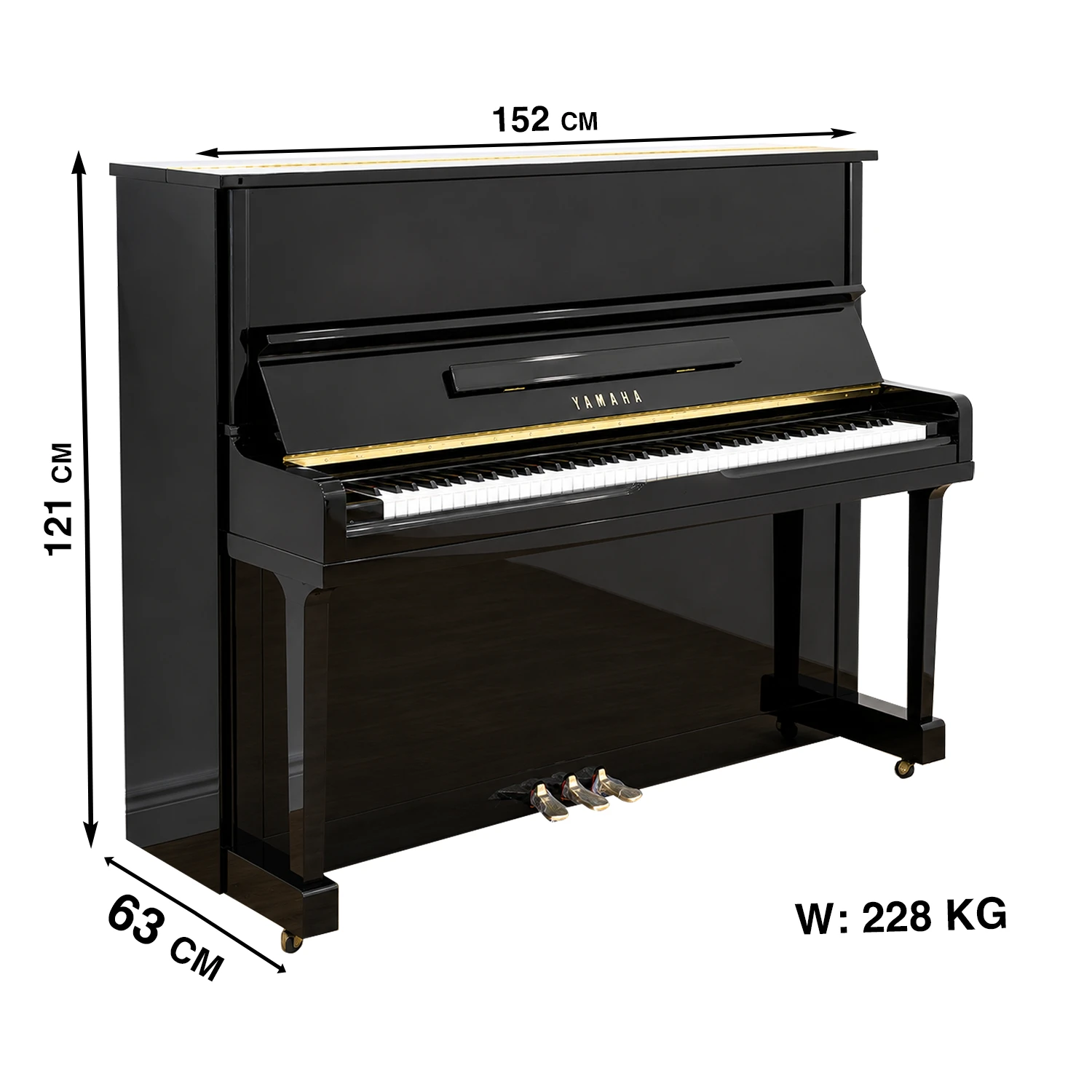 thông số kỹ thuật đàn yamaha U10A_minhphungmusic