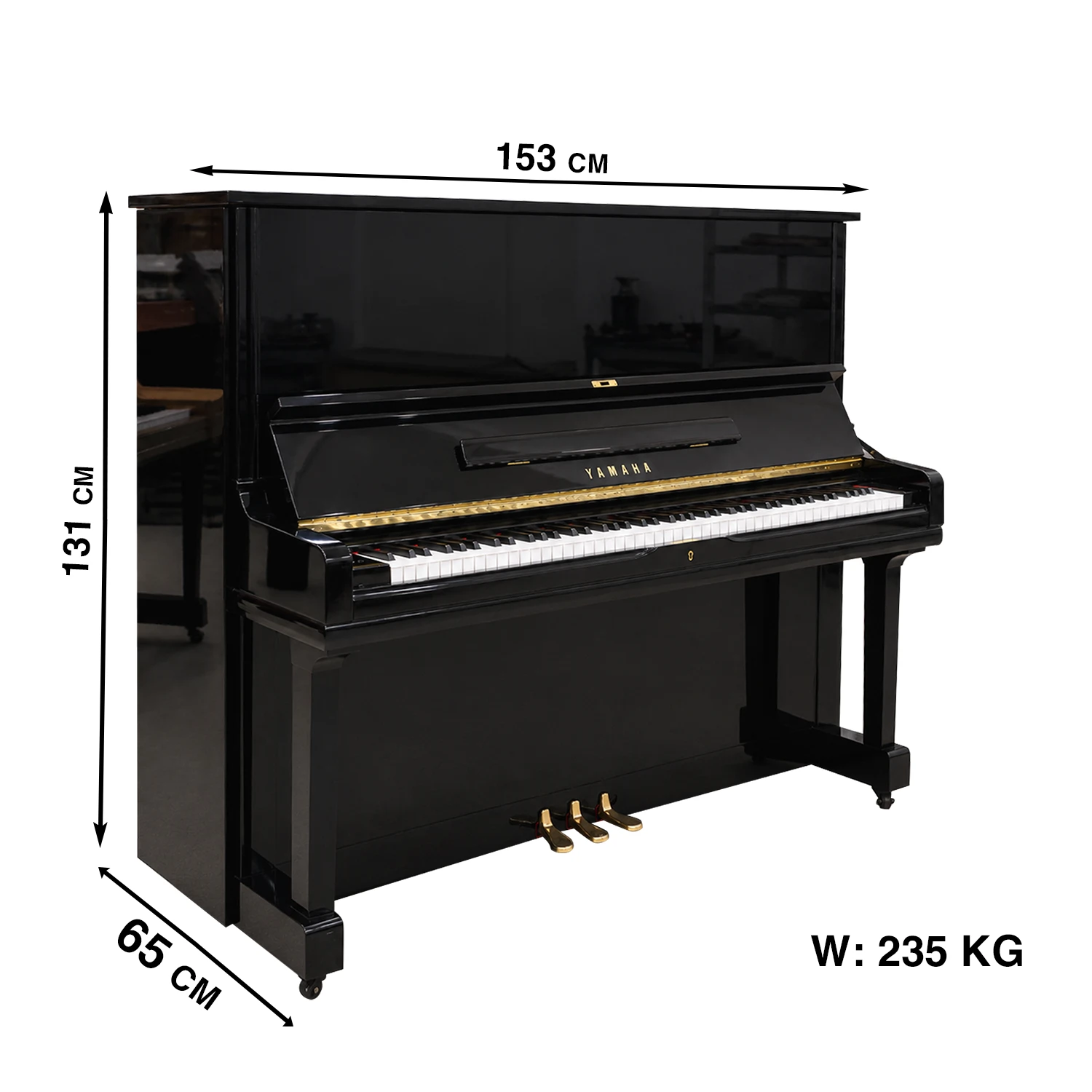 thông số kỹ thuật đàn yamaha U30BL Player_minhphungmusic
