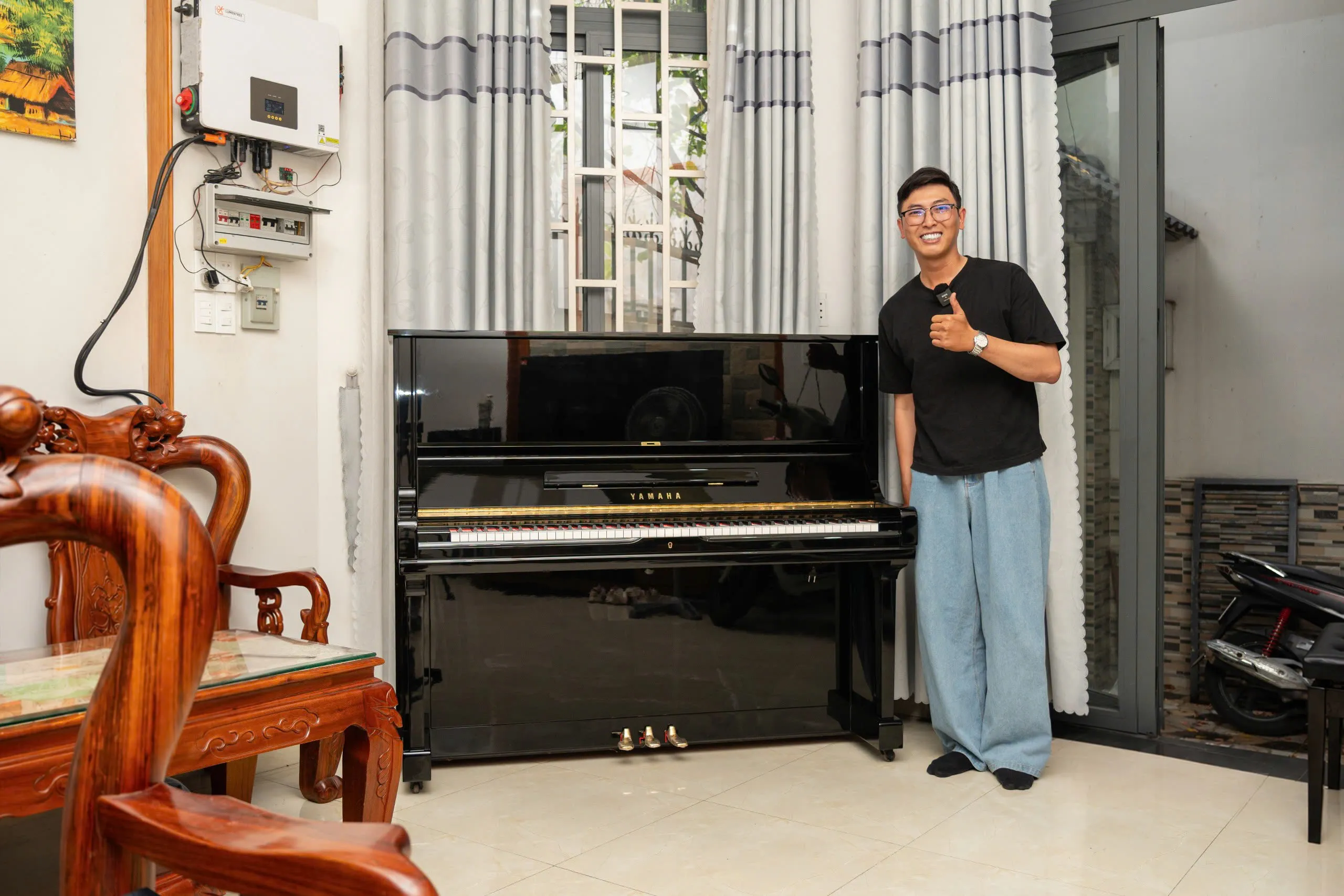 Bàn giao Yamaha U3H về Quận 12 - 2