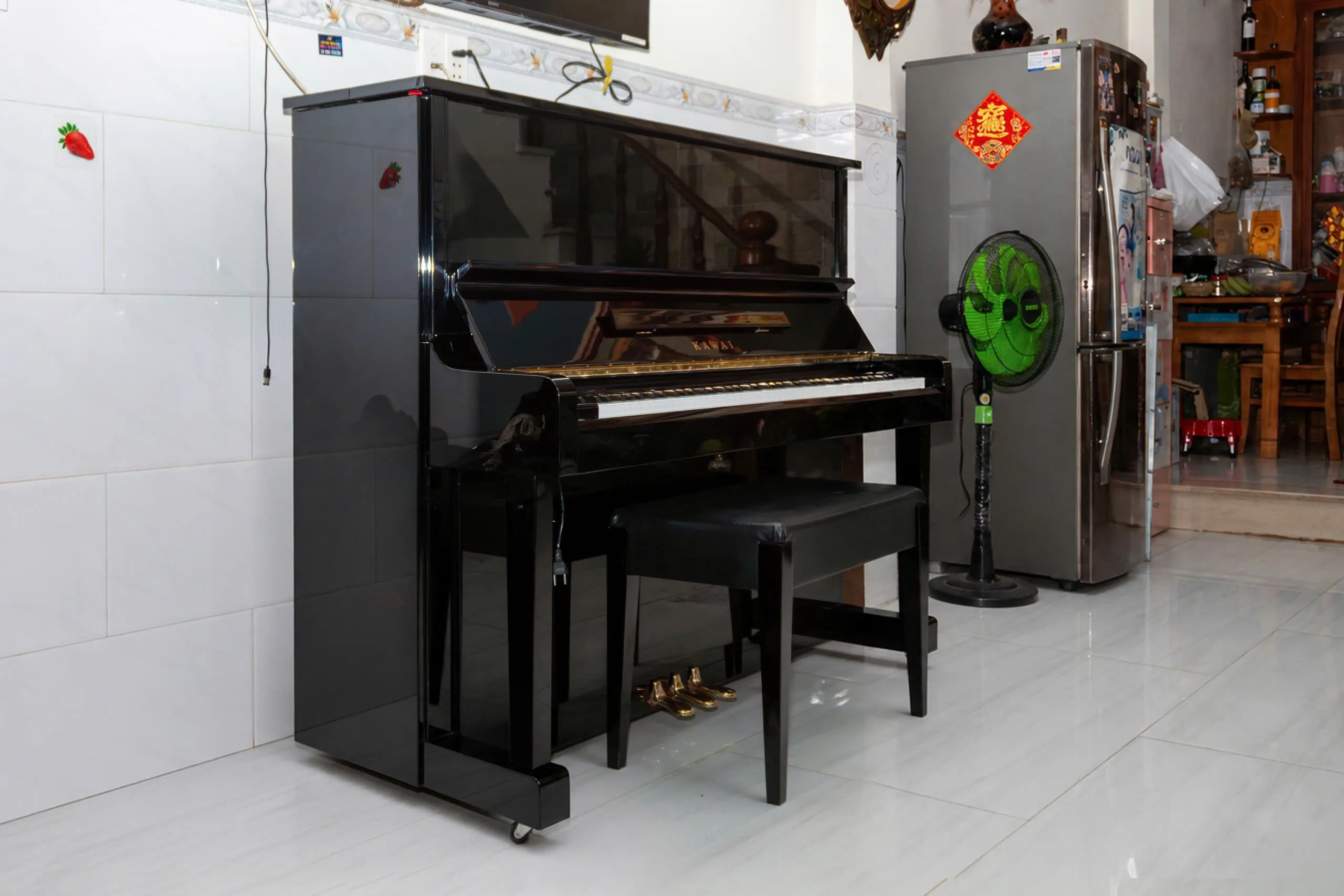 Piano cơ Kawai KS1F bàn giao về Quận 8 TpHCM - 1