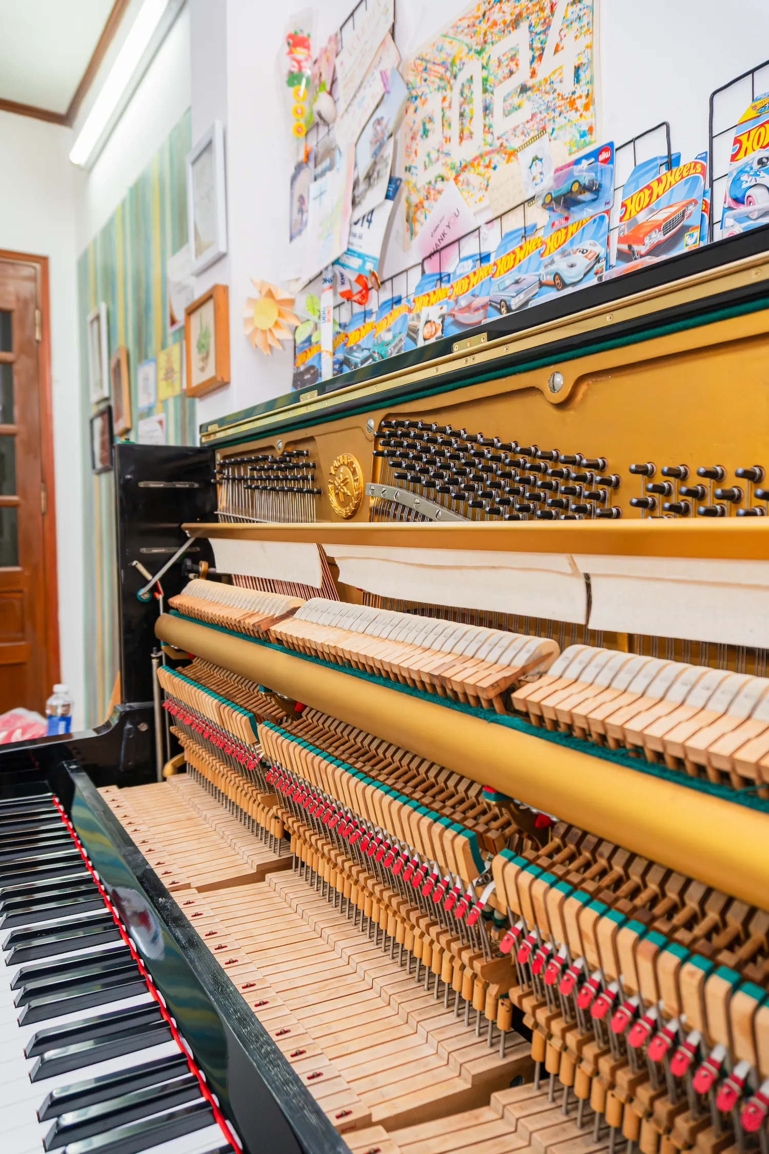 Bàn giao piano cơ Yamaha U2E về Tân Bình, TpHCM - 5