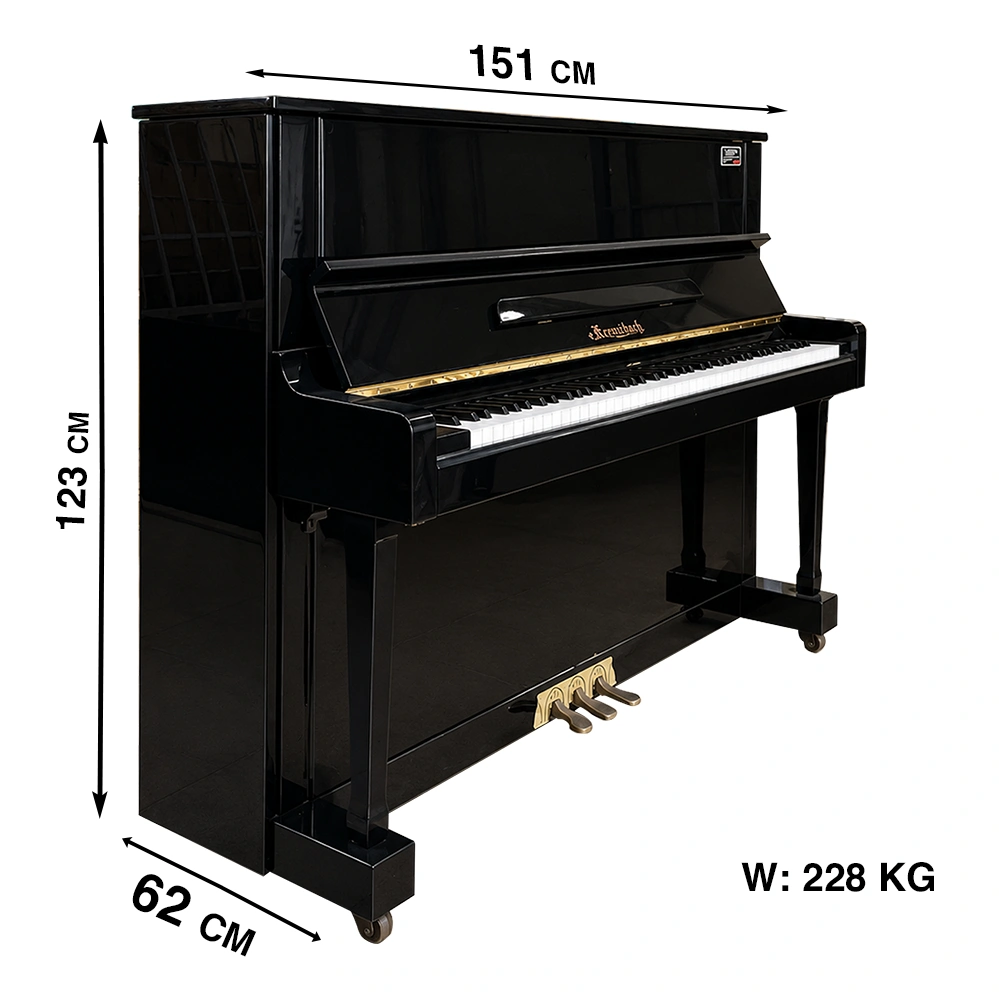 thông số kỹ thuật đàn piano cơ Kreuizbach A150_minhphungmusic thông số kỹ thuật đàn piano cơ Kreuizbach A150_minhphungmusic