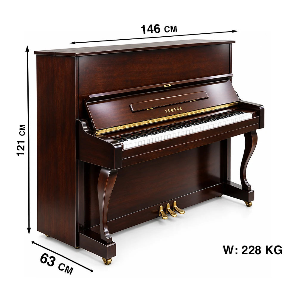 thông số kỹ thuật đàn piano cơ yamaha u1e wn chân cong_minhphungmusic