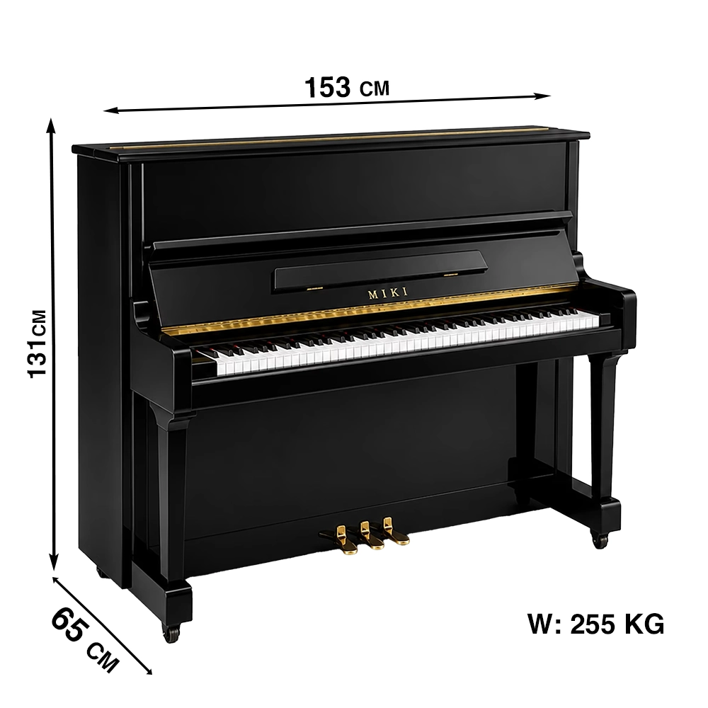 thông số kỹ thuật đàn piano cơ Miki 36_minhphungmusic